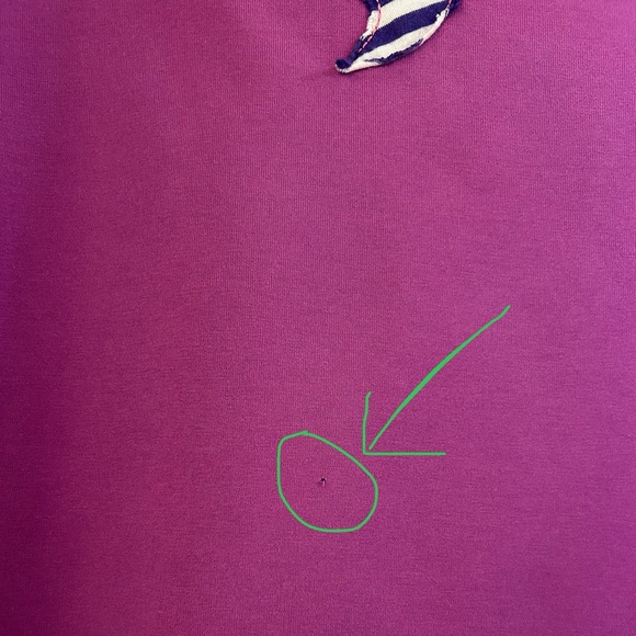 Hanna Andersson Purple Long Sleeve Tee with Graphic Heart - Picture 4 of 4